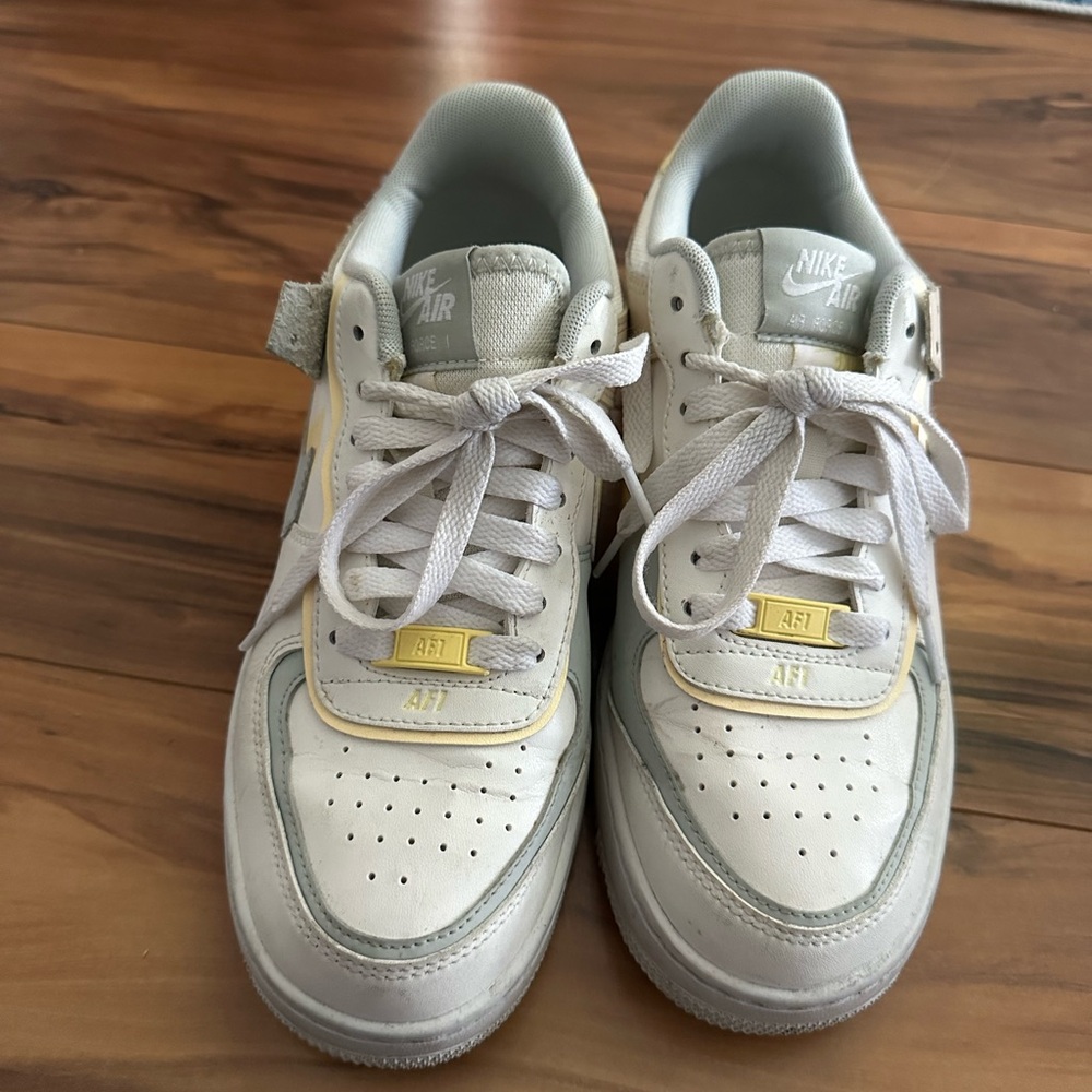 Nike Air Force 1 Women's Sneakers - White and Cream